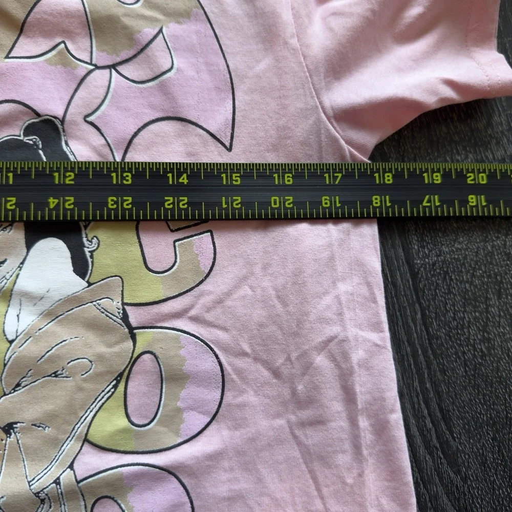 NWOT TLC Pink Women's T-shirt‎ Short Sleeve 100% Cotton (measurements Included)
